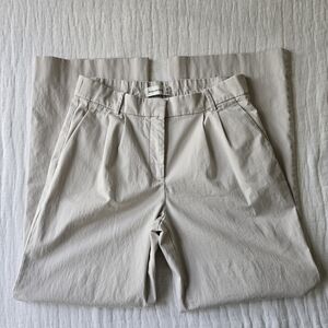Abercrombie & Fitch Pleated Beige Trousers/Sloan